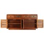 vidaXL Sideboard Altholz Massiv 150x35x75 cm vidaXL Sideboard Altholz Massiv 150x35x75 cm