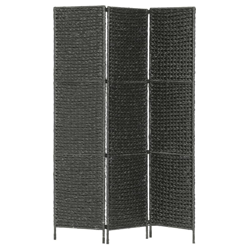 vidaXL 3-teiliger Paravent Schwarz 116×160 cm Wasserhyazinthe vidaXL 3-teiliger Paravent Schwarz 116×160 cm Wasserhyazinthe