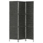 vidaXL 3-teiliger Paravent Schwarz 116×160 cm Wasserhyazinthe vidaXL 3-teiliger Paravent Schwarz 116×160 cm Wasserhyazinthe