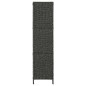 vidaXL 3-teiliger Paravent Schwarz 116×160 cm Wasserhyazinthe vidaXL 3-teiliger Paravent Schwarz 116×160 cm Wasserhyazinthe
