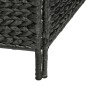 vidaXL 3-teiliger Paravent Schwarz 116×160 cm Wasserhyazinthe vidaXL 3-teiliger Paravent Schwarz 116×160 cm Wasserhyazinthe