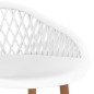 vidaXL Barhocker 2 Stk. Weiß vidaXL Barhocker 2 Stk. Weiß
