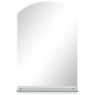 vidaXL Wandspiegel mit Regal 40×60 cm Hartglas vidaXL Wandspiegel mit Regal 40×60 cm Hartglas