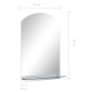 vidaXL Wandspiegel mit Regal 40×60 cm Hartglas vidaXL Wandspiegel mit Regal 40×60 cm Hartglas