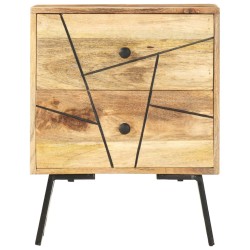 vidaXL Nachttisch 40x30x50 cm Massivholz Mango