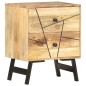 vidaXL Nachttisch 40x30x50 cm Massivholz Mango vidaXL Nachttisch 40x30x50 cm Massivholz Mango