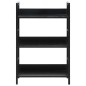 vidaXL Bücherregal 3 Regalböden Schwarz 60×27,6×90,5 cm Holzwerkstoff vidaXL Bücherregal 3 Regalböden Schwarz 60×27,6×90,5 cm Holzwerkstoff