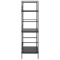 vidaXL Bücherregal 3 Regalböden Schwarz 60×27,6×90,5 cm Holzwerkstoff vidaXL Bücherregal 3 Regalböden Schwarz 60×27,6×90,5 cm Holzwerkstoff