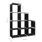 vidaXL Stufenregal 130×45×170 cm Stoff vidaXL Stufenregal 130×45×170 cm Stoff