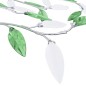 vidaXL Deckenleuchte mit Acrylglas-Blätter für 5 x E14-Lampen Grün vidaXL Deckenleuchte mit Acrylglas-Blätter für 5 x E14-Lampen Grün