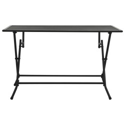 vidaXL Klapptisch Mesh 120x60x72 cm Stahl Anthrazit 