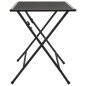 vidaXL Klapptisch Mesh 120x60x72 cm Stahl Anthrazit vidaXL Klapptisch Mesh 120x60x72 cm Stahl Anthrazit