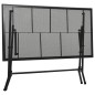 vidaXL Klapptisch Mesh 120x60x72 cm Stahl Anthrazit vidaXL Klapptisch Mesh 120x60x72 cm Stahl Anthrazit