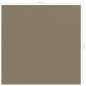 vidaXL Zeltteppich 400x400 cm Taupe vidaXL Zeltteppich 400x400 cm Taupe