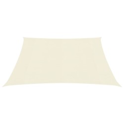 vidaXL Sonnensegel 160 g/m² Creme 2,5x2,5 m HDPE