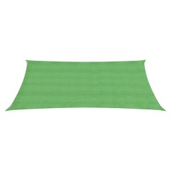 vidaXL Sonnensegel 160 g/m² Hellgrün 4x6 m HDPE
