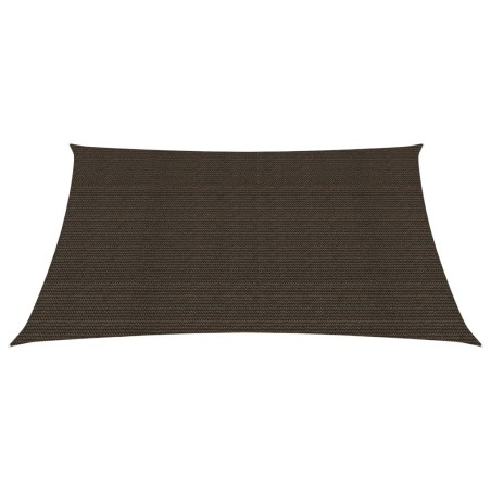 vidaXL Sonnensegel 160 g/m² Braun 2x2,5 m HDPE  