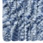 vidaXL Insektenschutz-Vorhang Blau und Weiß 56x200 cm Chenille vidaXL Insektenschutz-Vorhang Blau und Weiß 56x200 cm Chenille