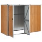 vidaXL Gerätehaus Braun 225x89x161 cm Verzinkter Stahl vidaXL Gerätehaus Braun 225x89x161 cm Verzinkter Stahl
