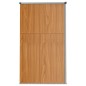 vidaXL Gerätehaus Braun 225x89x161 cm Verzinkter Stahl vidaXL Gerätehaus Braun 225x89x161 cm Verzinkter Stahl