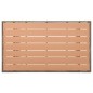 vidaXL Gartentisch Grau 120x70x66 cm Poly Rattan vidaXL Gartentisch Grau 120x70x66 cm Poly Rattan