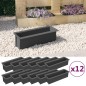 vidaXL Pflanzkasten für Europaletten 12 Stk. Grau 36x13,5x9,5 cm PP vidaXL Pflanzkasten für Europaletten 12 Stk. Grau 36x13,5x9,5 cm PP