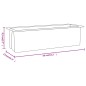 vidaXL Pflanzkasten für Europaletten 12 Stk. Grau 36x13,5x9,5 cm PP vidaXL Pflanzkasten für Europaletten 12 Stk. Grau 36x13,5x9,5 cm PP
