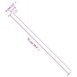 vidaXL Pflanzenstützen 20 Stk. Dunkelgrün 91 cm Stahl vidaXL Pflanzenstützen 20 Stk. Dunkelgrün 91 cm Stahl