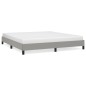 vidaXL Bettgestell Hellgrau 160x200 cm Stoff vidaXL Bettgestell Hellgrau 160x200 cm Stoff