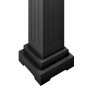 vidaXL Klassischer Säulen-Pflanzenständer Schwarz 17x17x66 cm MDF vidaXL Klassischer Säulen-Pflanzenständer Schwarz 17x17x66 cm MDF