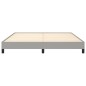 vidaXL Bettgestell Hellgrau 160x200 cm Stoff vidaXL Bettgestell Hellgrau 160x200 cm Stoff