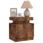 vidaXL Nachttisch Räuchereiche 45x35x52 cm Holzwerkstoff vidaXL Nachttisch Räuchereiche 45x35x52 cm Holzwerkstoff