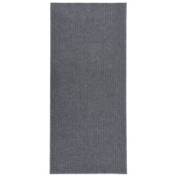 vidaXL Schmutzfangläufer Grau 100x250 cm