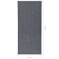 vidaXL Schmutzfangläufer Grau 100x250 cm vidaXL Schmutzfangläufer Grau 100x250 cm