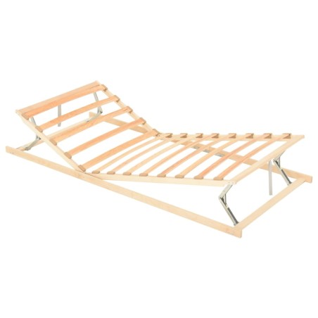 vidaXL Lattenrost mit 13 Latten Verstellbares Kopf- & Fußteil 70x200cm
