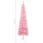 vidaXL Schlanker Weihnachtsbaum Rosa 210 cm vidaXL Schlanker Weihnachtsbaum Rosa 210 cm