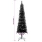 vidaXL Schlanker Weihnachtsbaum Schwarz 120 cm vidaXL Schlanker Weihnachtsbaum Schwarz 120 cm