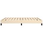 vidaXL Bettgestell ohne Matratze Creme 140x200 cm Stoff vidaXL Bettgestell ohne Matratze Creme 140x200 cm Stoff