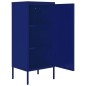 vidaXL Lagerschrank Marineblau 42,5x35x101,5 cm Stahl vidaXL Lagerschrank Marineblau 42,5x35x101,5 cm Stahl