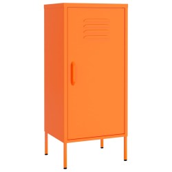vidaXL Lagerschrank Orange 42,5x35x101,5 cm Stahl    
