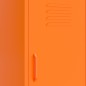 vidaXL Lagerschrank Orange 42,5x35x101,5 cm Stahl vidaXL Lagerschrank Orange 42,5x35x101,5 cm Stahl