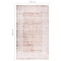 vidaXL Teppich Waschbar 120x180 cm Beige Rutschfest vidaXL Teppich Waschbar 120x180 cm Beige Rutschfest