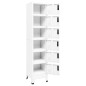vidaXL Schließfachschrank Weiß 38x40x180 cm Stahl vidaXL Schließfachschrank Weiß 38x40x180 cm Stahl