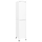 vidaXL Schließfachschrank Weiß 38x40x180 cm Stahl vidaXL Schließfachschrank Weiß 38x40x180 cm Stahl