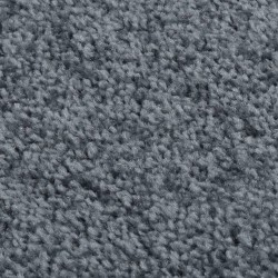 vidaXL Teppich Kurzflor 80x150 cm Anthrazit