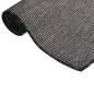 vidaXL Outdoor-Teppich Flachgewebe 80x250 cm Grau vidaXL Outdoor-Teppich Flachgewebe 80x250 cm Grau