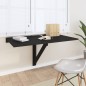 vidaXL Wand-Klapptisch Schwarz 100x60x56 cm Holzwerkstoff vidaXL Wand-Klapptisch Schwarz 100x60x56 cm Holzwerkstoff