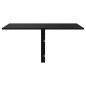 vidaXL Wand-Klapptisch Schwarz 100x60x56 cm Holzwerkstoff vidaXL Wand-Klapptisch Schwarz 100x60x56 cm Holzwerkstoff