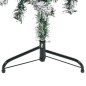 vidaXL Künstlicher Halb-Weihnachtsbaum mit Schnee Schlank 150 cm vidaXL Künstlicher Halb-Weihnachtsbaum mit Schnee Schlank 150 cm