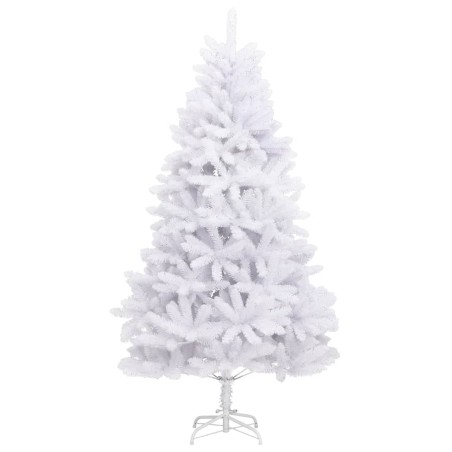 vidaXL Künstlicher Weihnachtsbaum Klappbar mit Ständer Weiß 240 cm